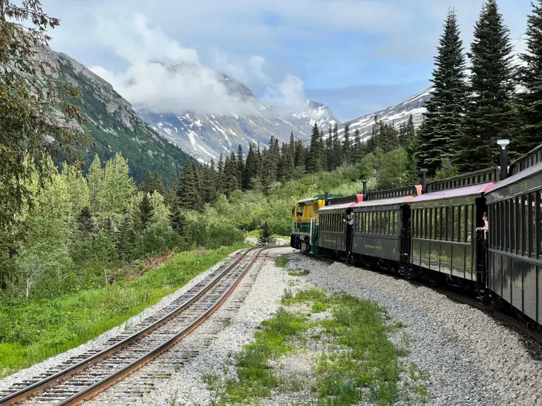 You can visit part of Alaska by Rail on the White Pass train